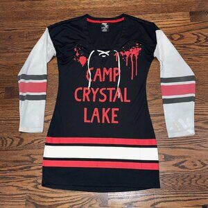 riday the 13th Jason Voorhees Women Small Black Hockey Jersey Dress